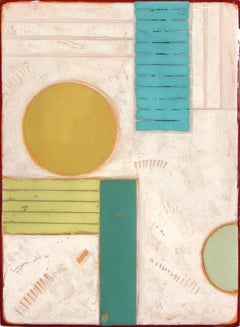 May Flowers 1 - Modern Acrylic Geometric Resin Artwork