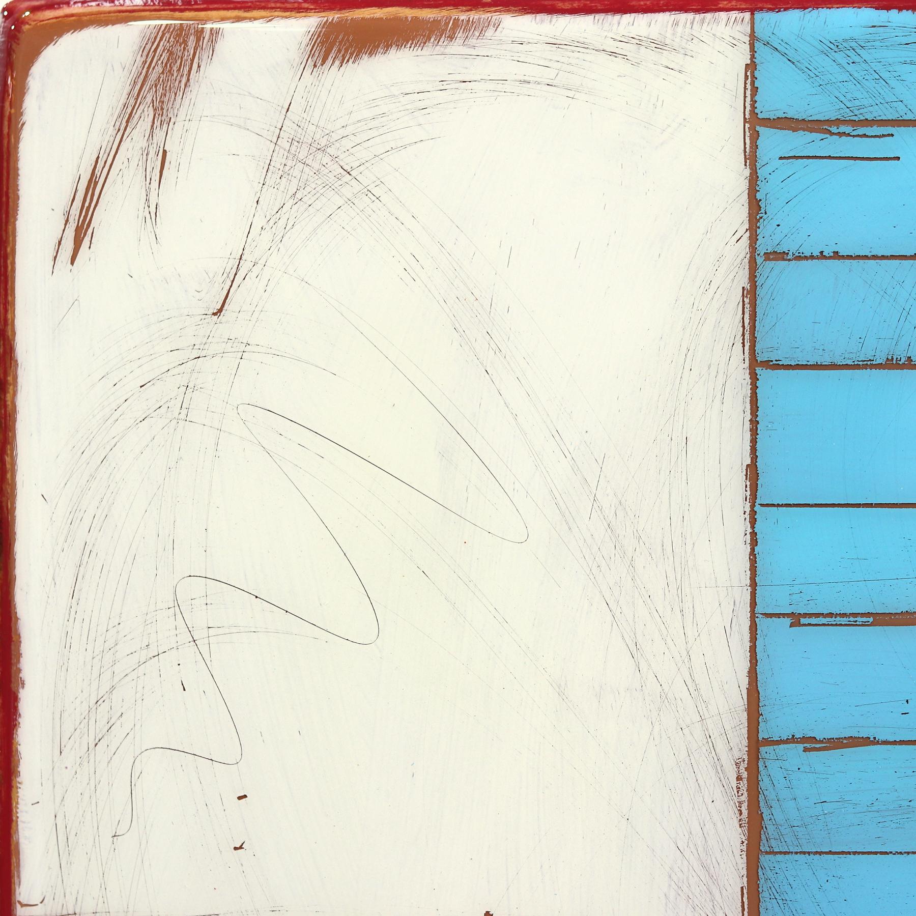 May Flowers 5 - Minimalist Modern Abstract Acrylic Geometric Resin Artwork - Abstract Geometric Painting by Ricky Hunt