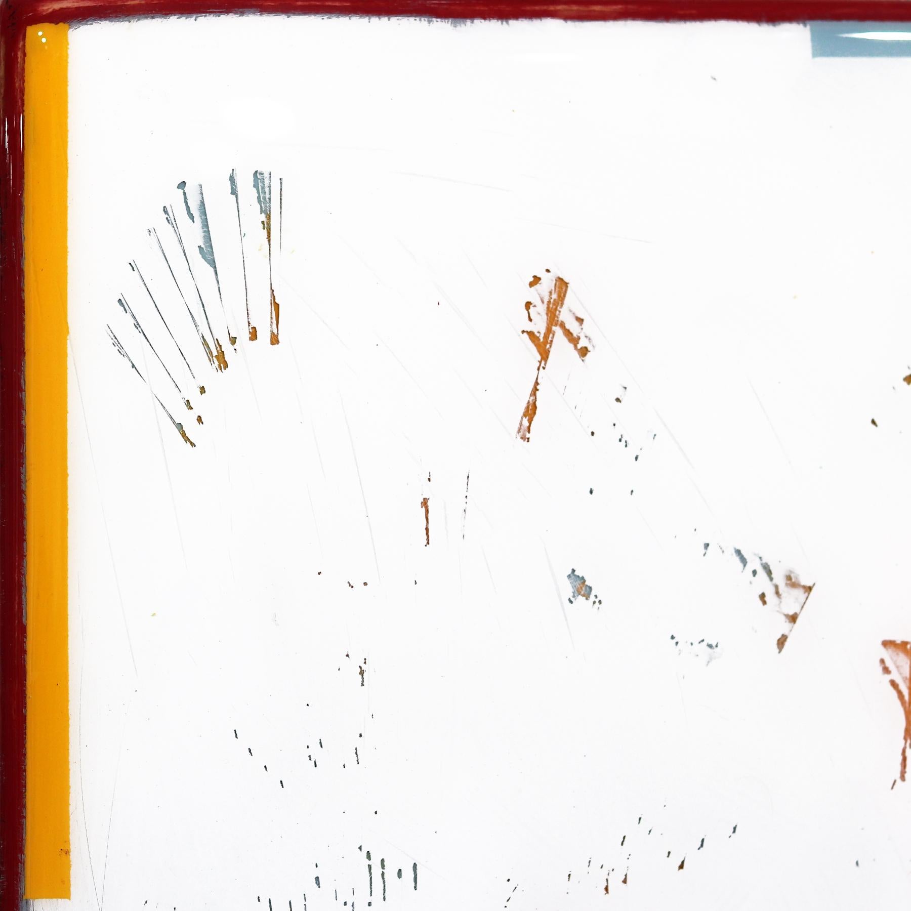 Kleine Tide-Pools 37 - Kleines modernes, minimalistisches Kunstwerk aus Harz (Moderne), Painting, von Ricky Hunt