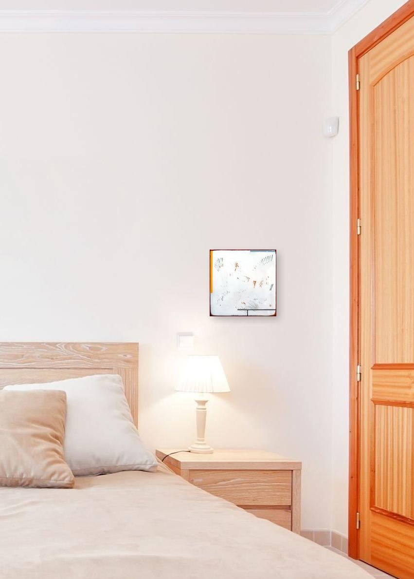 Kleine Tide-Pools 37 - Kleines modernes, minimalistisches Kunstwerk aus Harz im Angebot 1