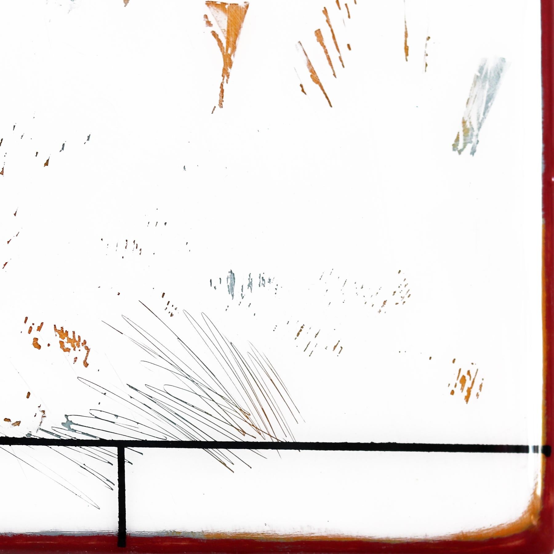 Kleine Tide-Pools 37 - Kleines modernes, minimalistisches Kunstwerk aus Harz im Angebot 2