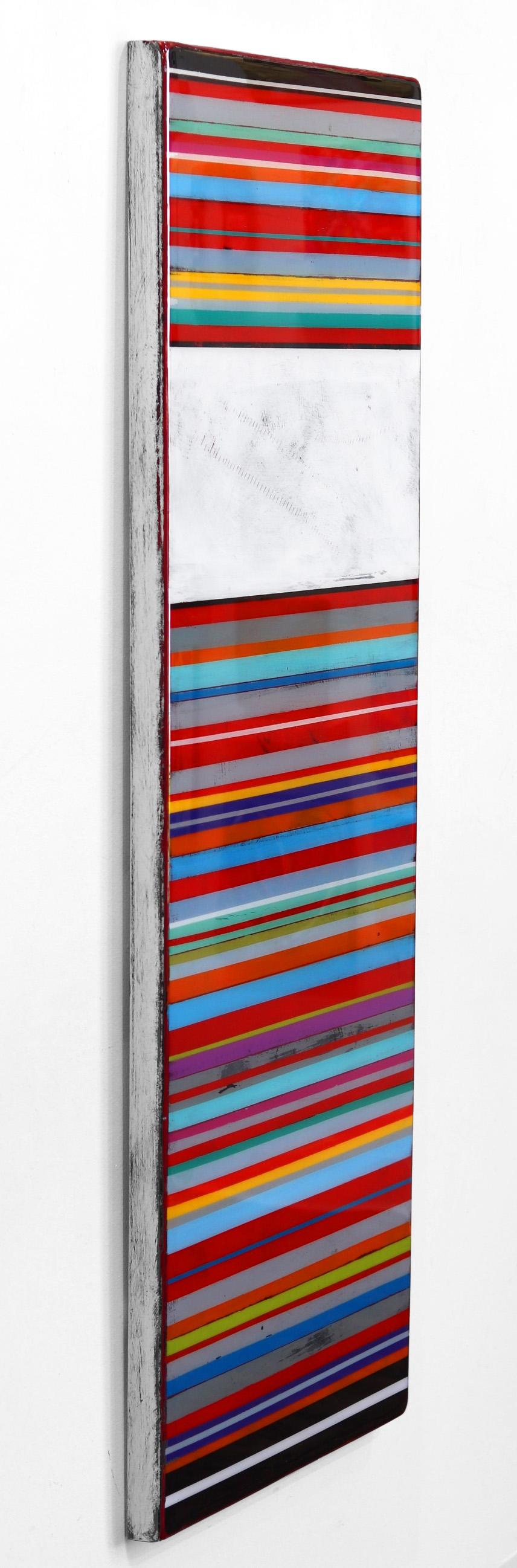 Summer Shade - Modern Acrylic and Resin Artwork - Minimalist Painting by Ricky Hunt
