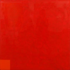Sunday Red 3  - Modern Acrylic and Resin Artwork