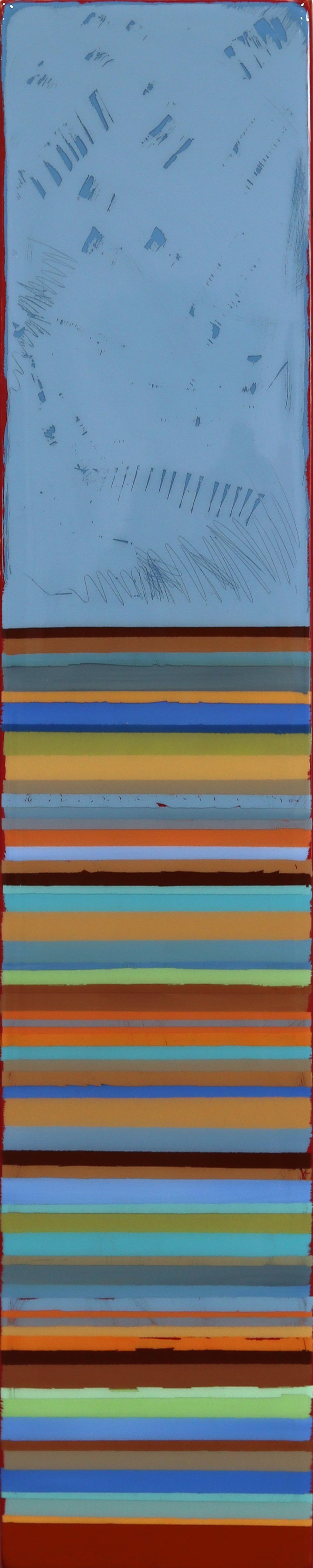 Tall Sunspot 43 - Modern Resin Minimalist Blue
Colorful Stripes Abstract Art