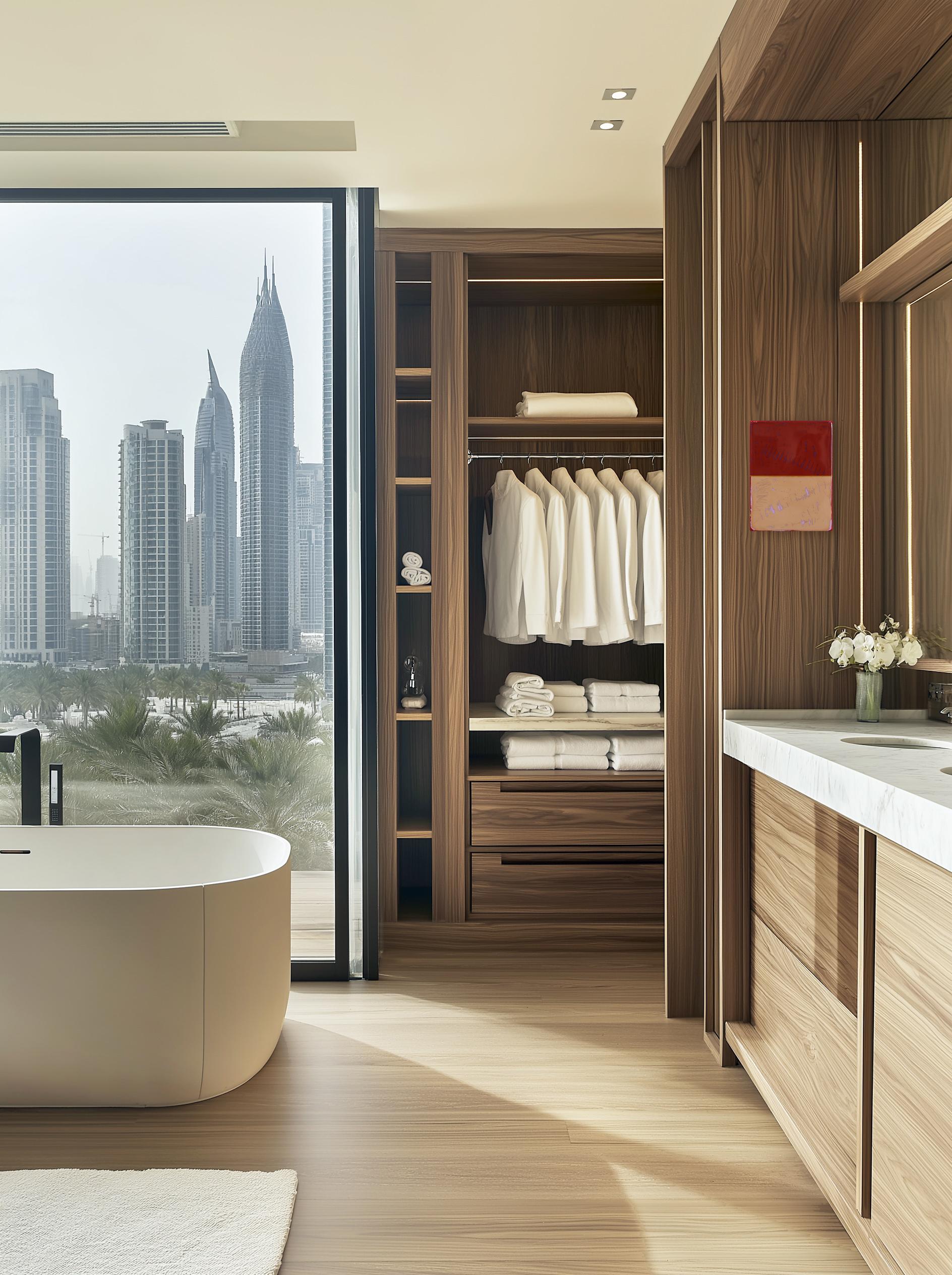 The Window 355 - Modern Shiny Resin Minimalist Crimson & Ochre Two Tone Artwork For Sale 4