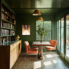 Wiggle Room 17 - Modernes Harz Minimalist Braun Warm Tone Gradient Abstrakte Kunst