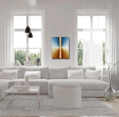 Wiggle Room 38 - Abstract Modern Resin Minimalist Colorful Mixed Media Artwork