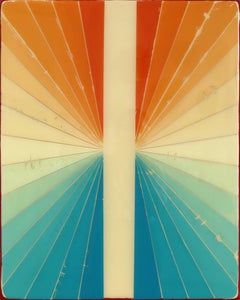 Wiggle Room 39 - Abstract Modern Resin Minimalist Colorful Mixed Media Artwork