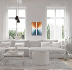 Wiggle Room 40 - Abstract Modern Resin Minimalist Colorful Mixed Media Artwork