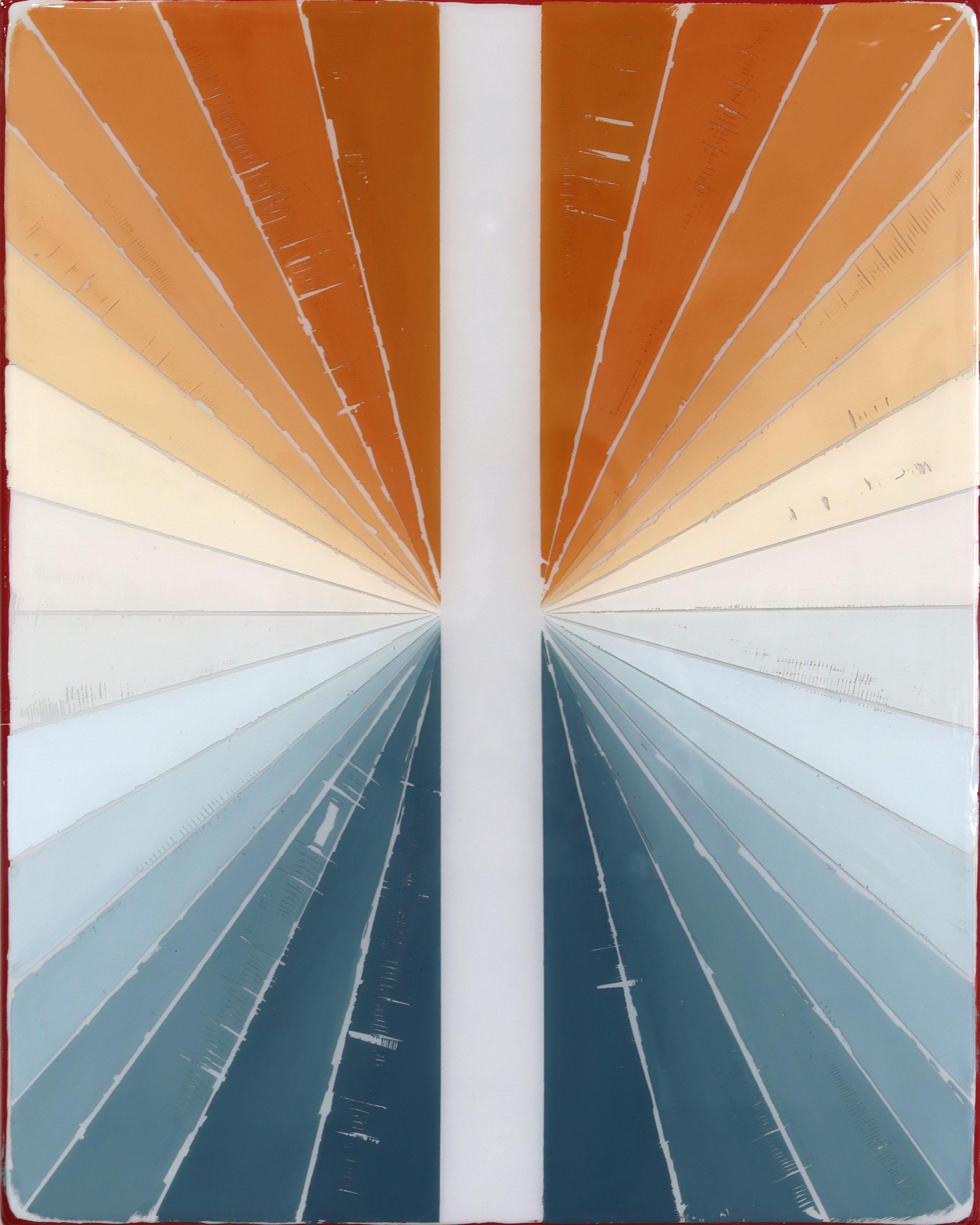 Wiggle Room 40 - Abstract Modern Resin Minimalist Colorful Mixed Media Artwork