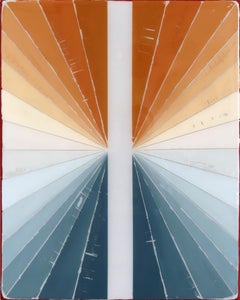 Wiggle Room 40 - Abstract Modern Resin Minimalist Colorful Mixed Media Artwork