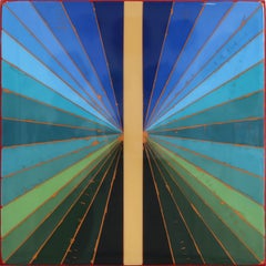 Wiggle Room 41 - Abstract Modern Resin Minimalist Earth Tone Mixed Media Artwork