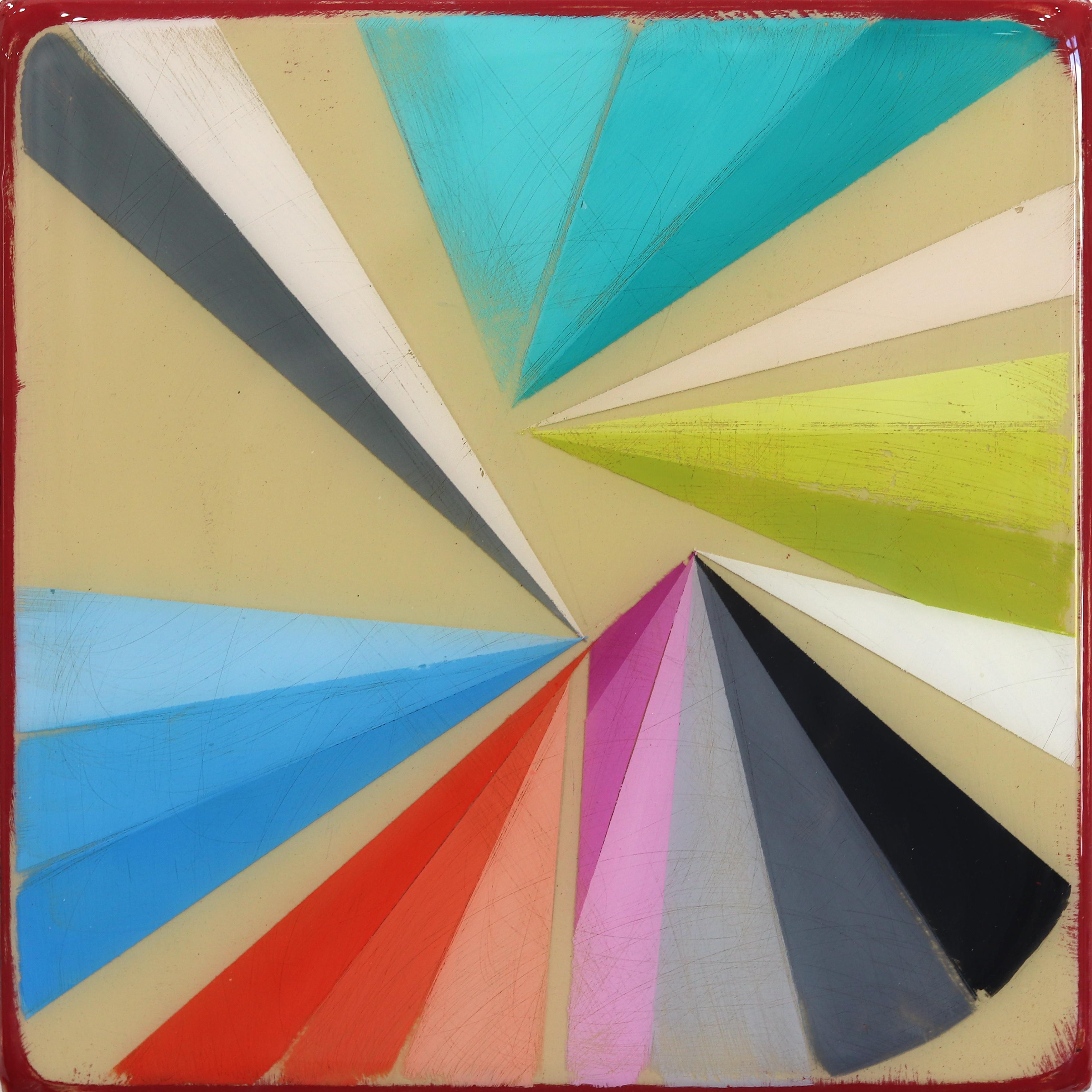 Wiggle Room 6 - Acrylic Multicolor Modern Minimalist Resin Artwork