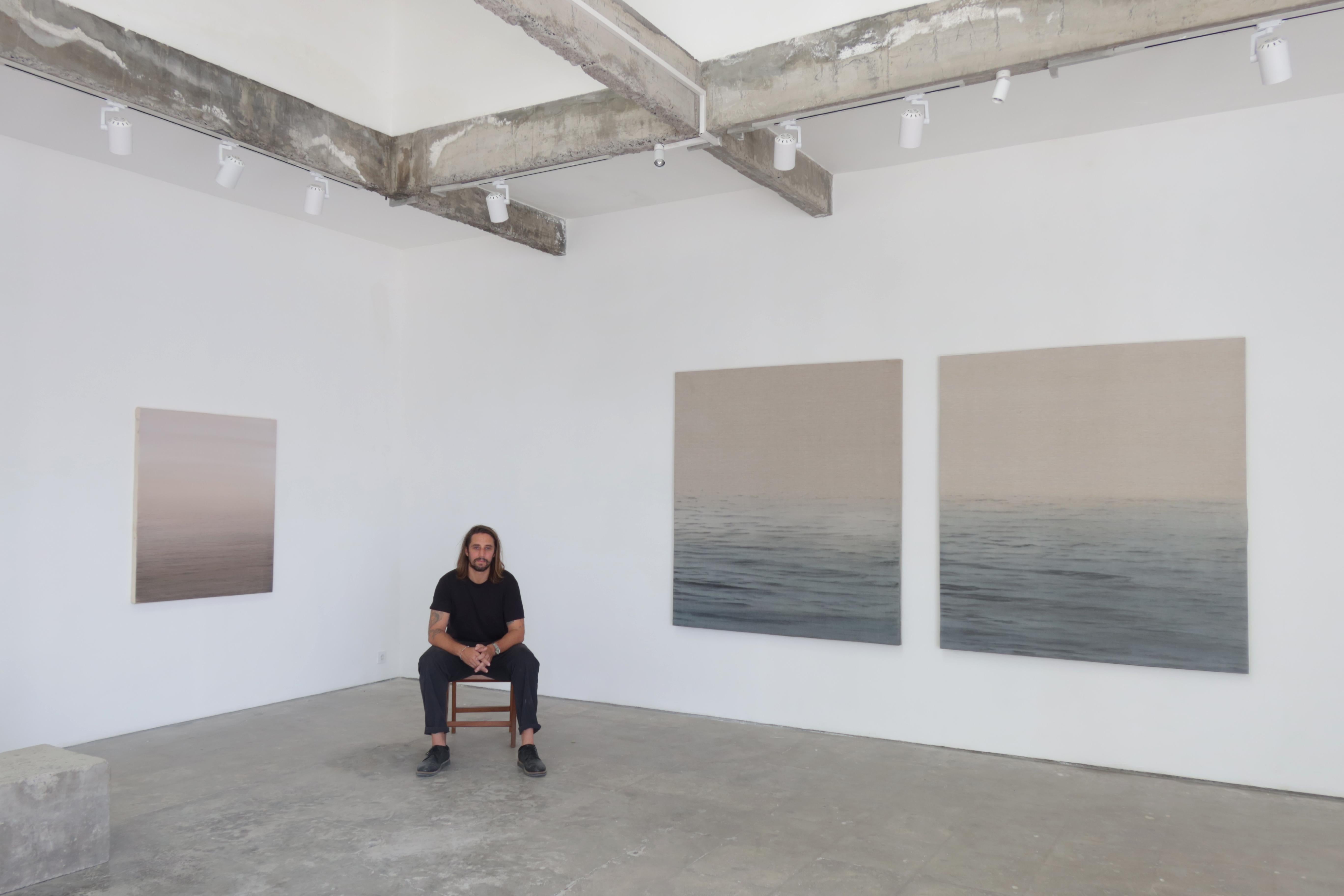 Ricky Lee Gordon Abstraktes Diptychon Meer Zeitgenössisch Minimalistisch Ozean Horizont 2025 im Angebot 5