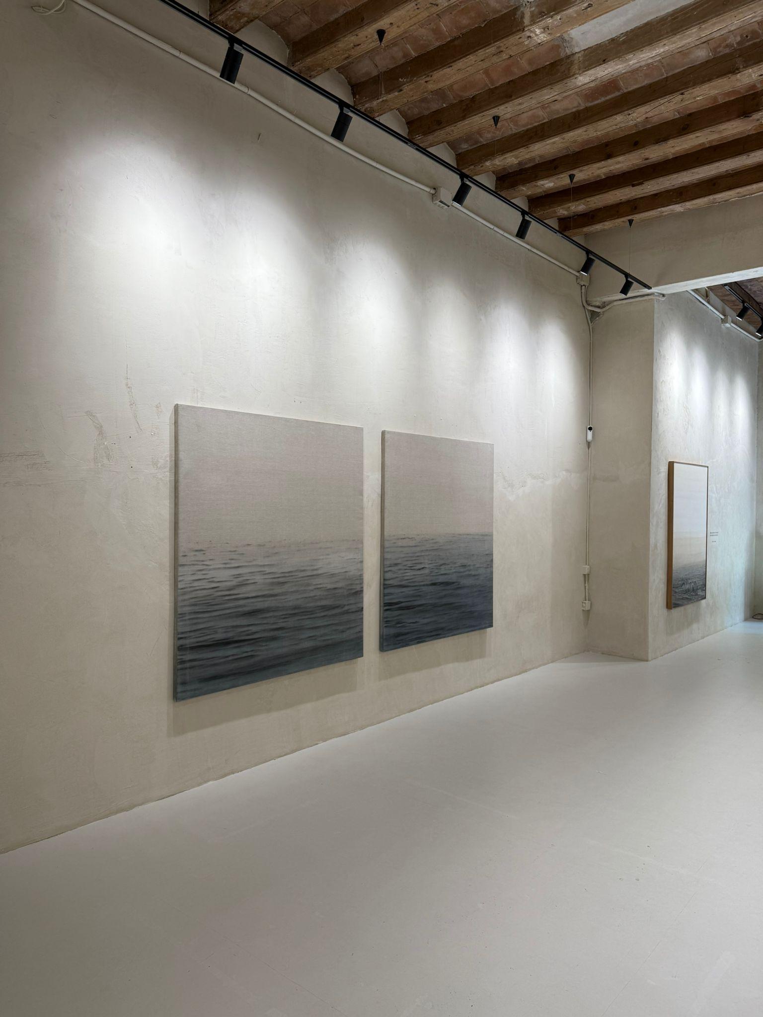 Ricky Lee Gordon Abstraktes Diptychon Meer Zeitgenössisch Minimalistisch Ozean Horizont 2025 im Angebot 7
