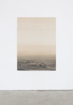 Ricky Lee Gordon Abstract Horse Landscape with Water Reflections 2025