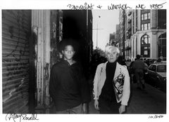 Andy Warhol und Jean-Michel Basquiat,  Mercer Street, NYC, 1985