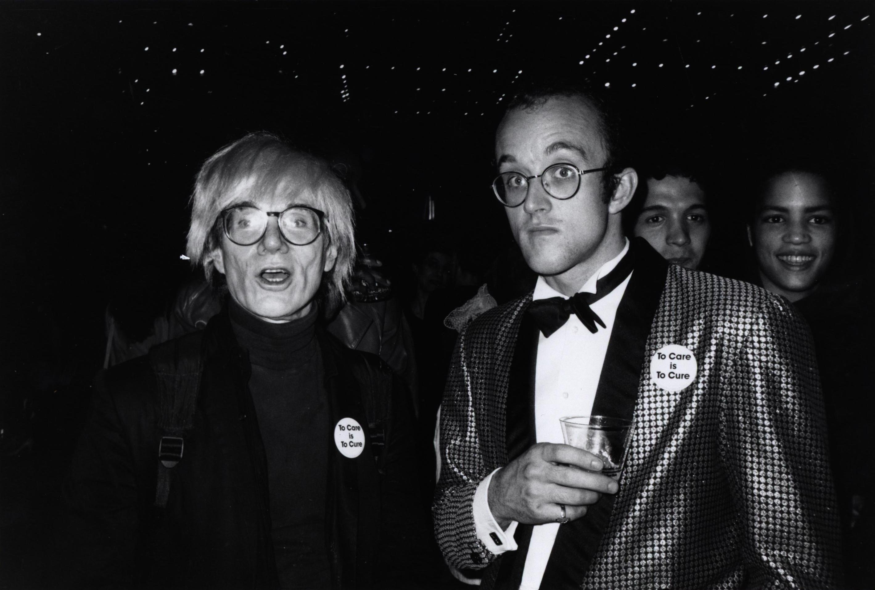 Andy Warhol Keith Haring par Ricky Powell en vente 1