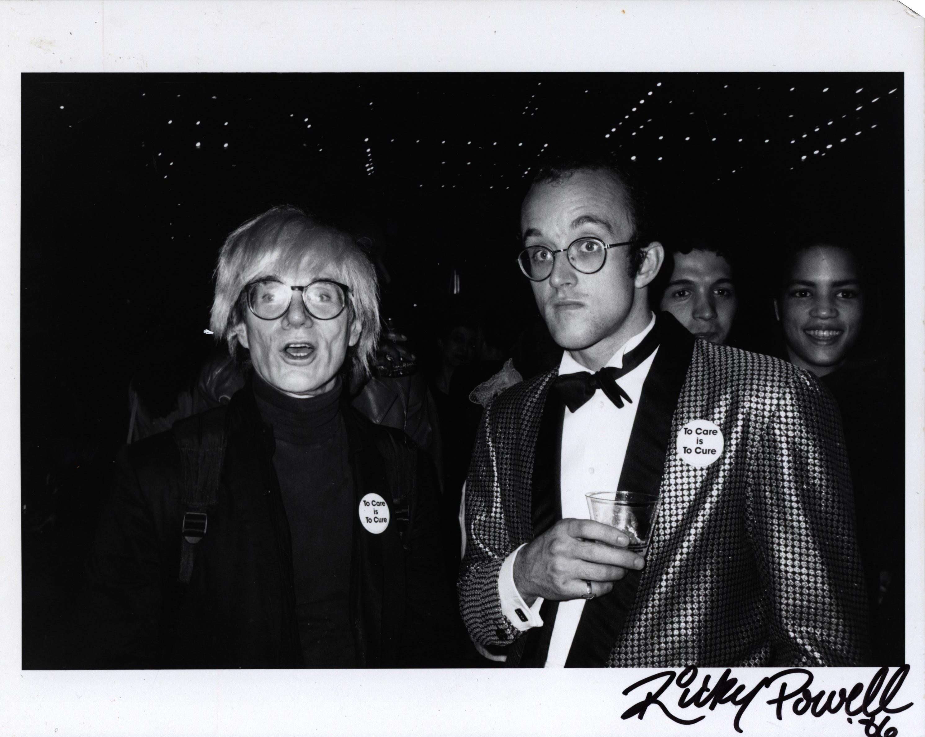Andy Warhol Keith Haring par Ricky Powell en vente 3