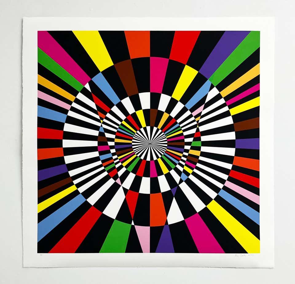 "Untitled (Collective Light Power)" by Rico Gatson (Abstract, Geometric, Line)