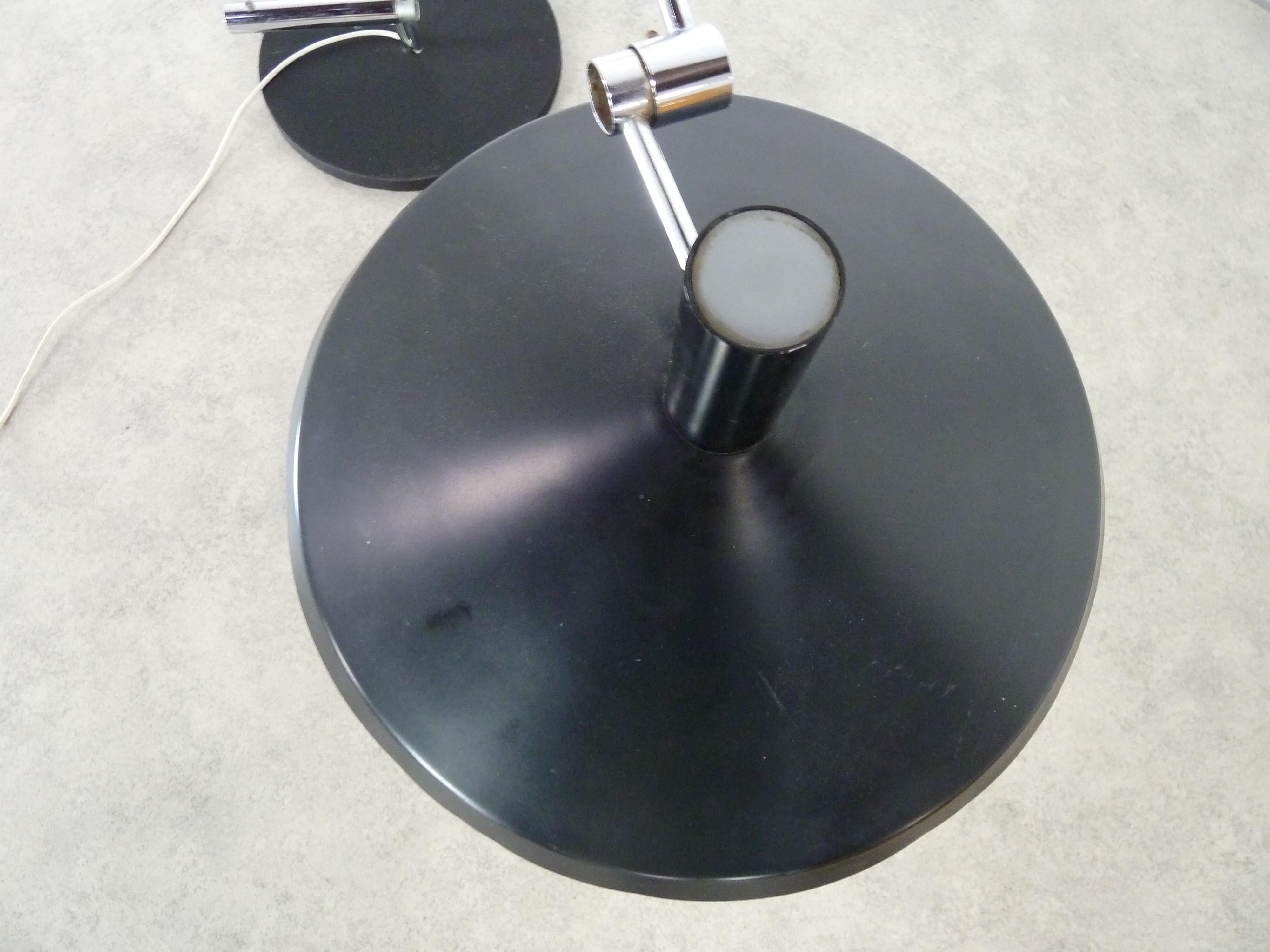 Rico & Rosemarie Baltensweiler Articulating Floor Lamp Model 600 For Sale 3