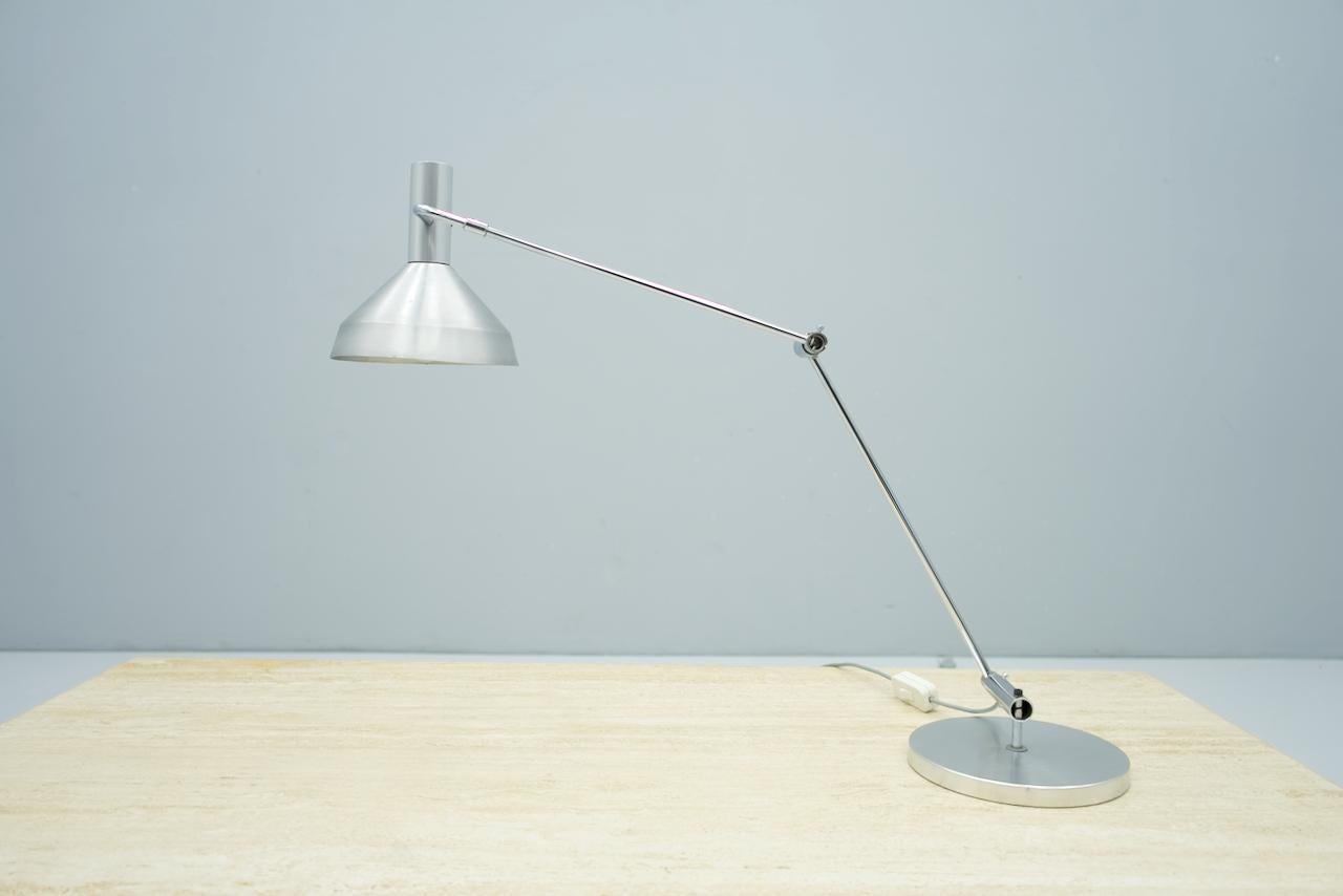 Mid-Century Modern Rico & Rosemarie Baltensweiler Desk Lamp, Switzerland, 1960s For Sale