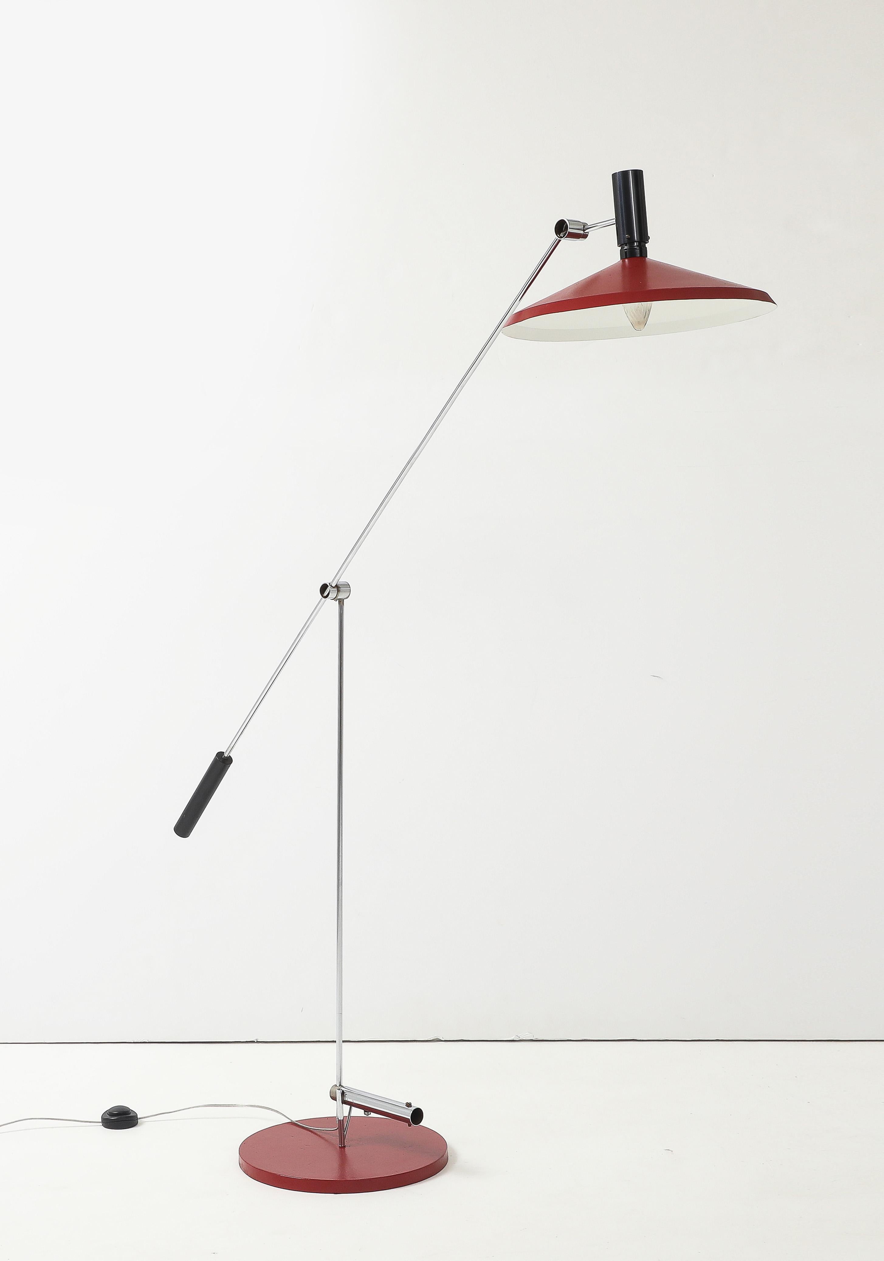 Rico & Rosemarie Baltensweiler Floor Lamp Model 600 For Sale 4