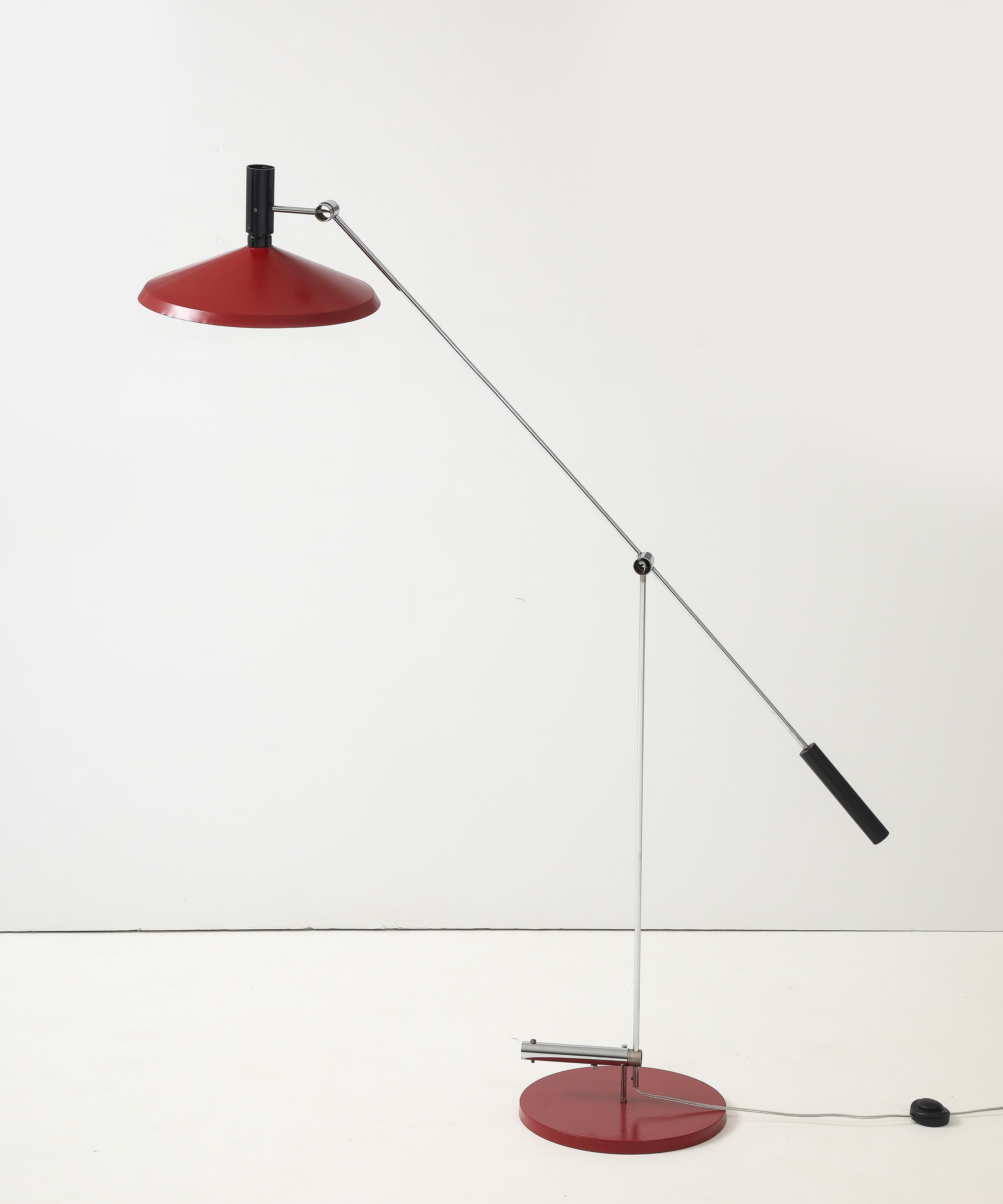 Rico & Rosemarie Baltensweiler Floor Lamp Model 600 For Sale 6