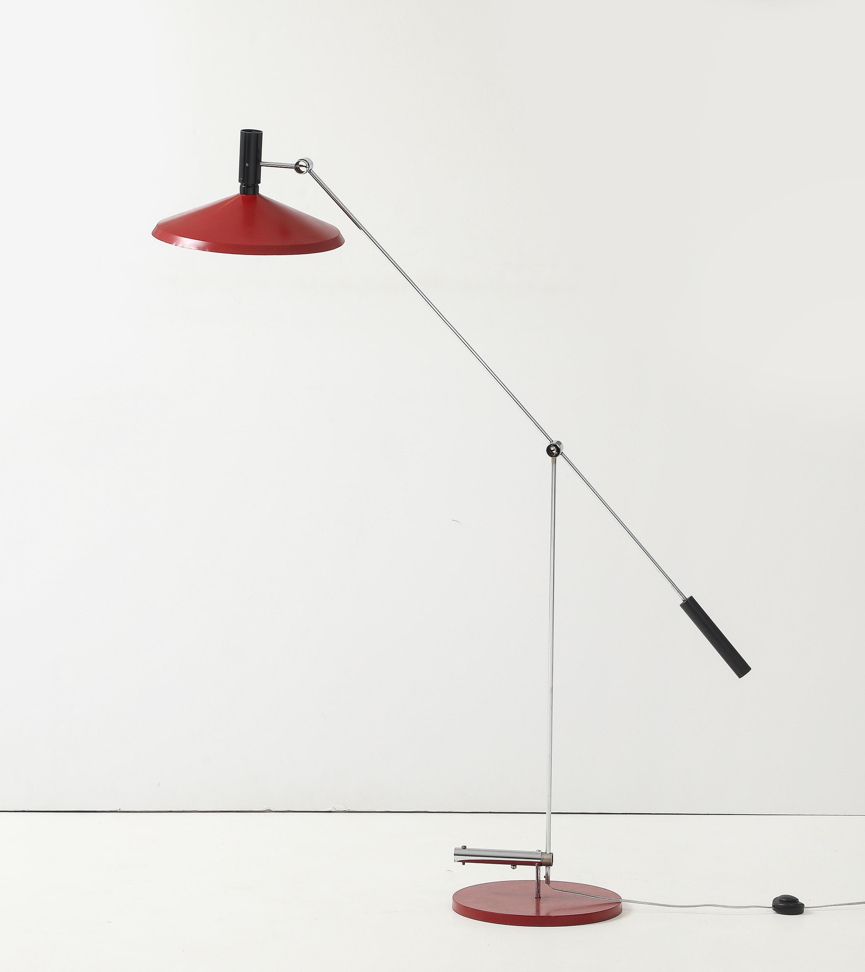 Rico & Rosemarie Baltensweiler Floor Lamp Model 600 For Sale 10
