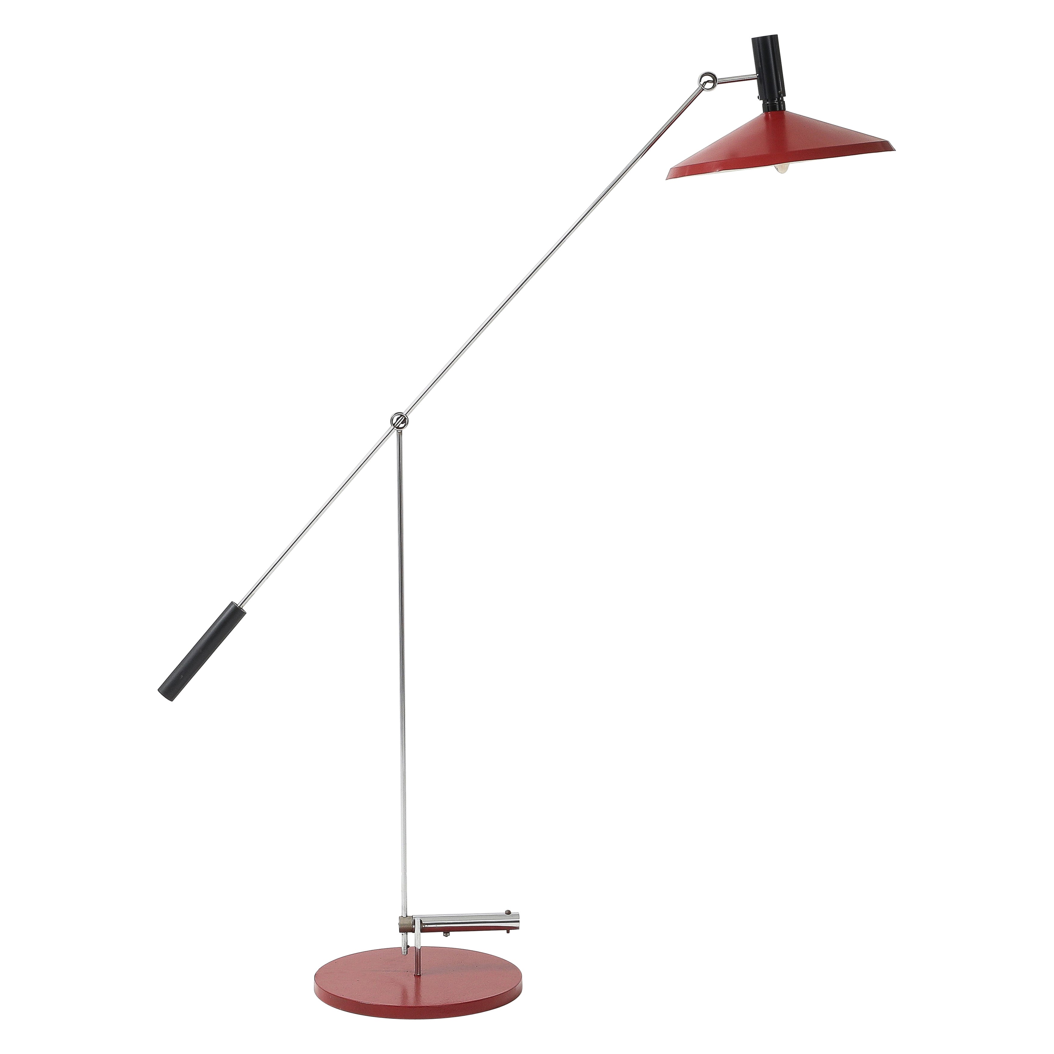 Rico & Rosemarie Baltensweiler Floor Lamp Model 600 For Sale
