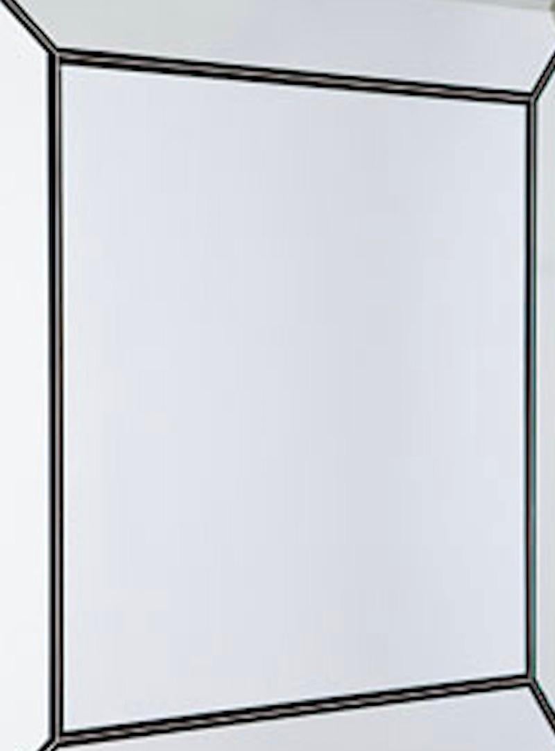 Canadian Ricochet Mirror in Polished Nickel by Powell & Bonnell For Sale