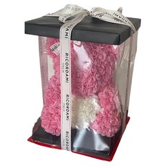 Ricordami Italy Flower Teddy Bear with Heart. Valentines