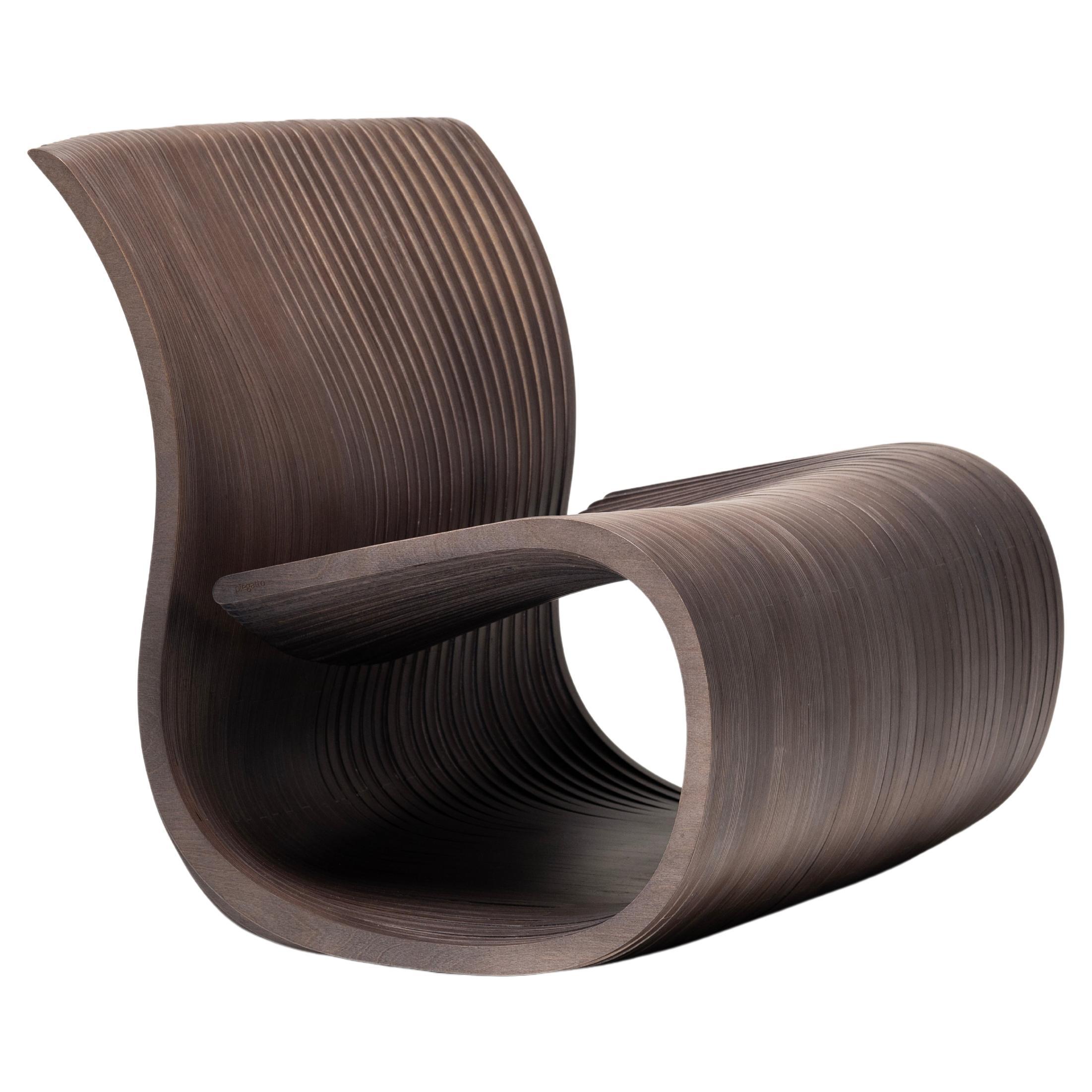 Riddle Chair by Piegatto, a Sculptural Contemporary Chair For Sale