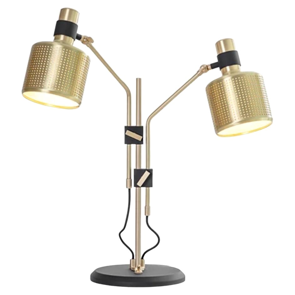Lampada da tavolo doppia Riddle di Bert Frank
