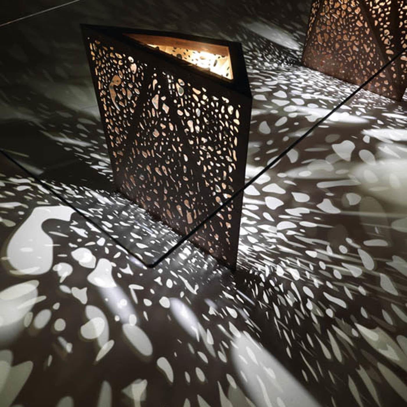 Wood Riddled Rectangular Dining Table by Steven Holl