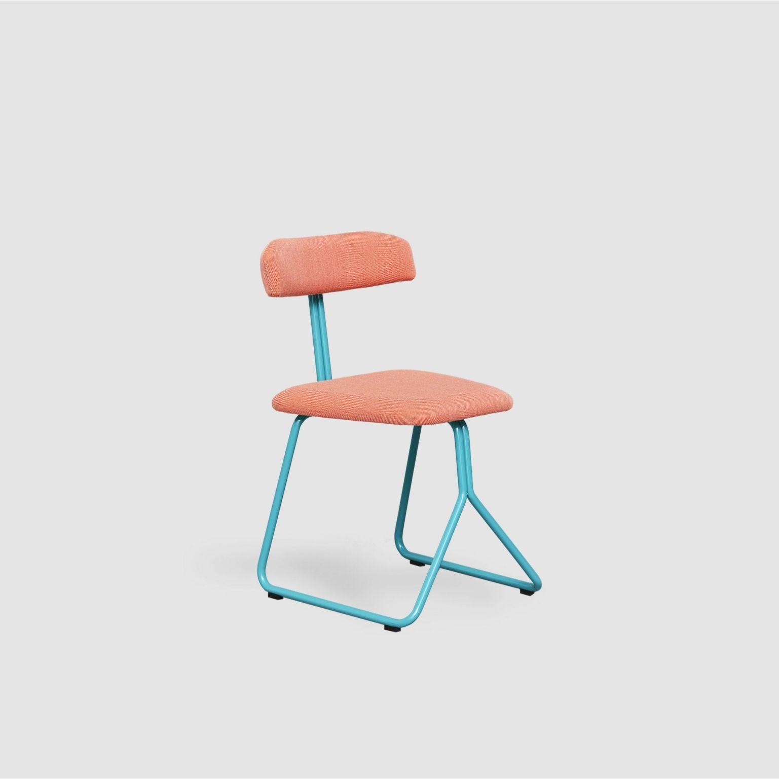 Rider chair by Pavel Vetrov
Dimensions: W 50, D 56, H 82, Seat 48
Materials: Crome plated or painted iron structure
Foam CMHR (high resilience and flame retardant) for all our cushion filling systems

Also available: Different finishes