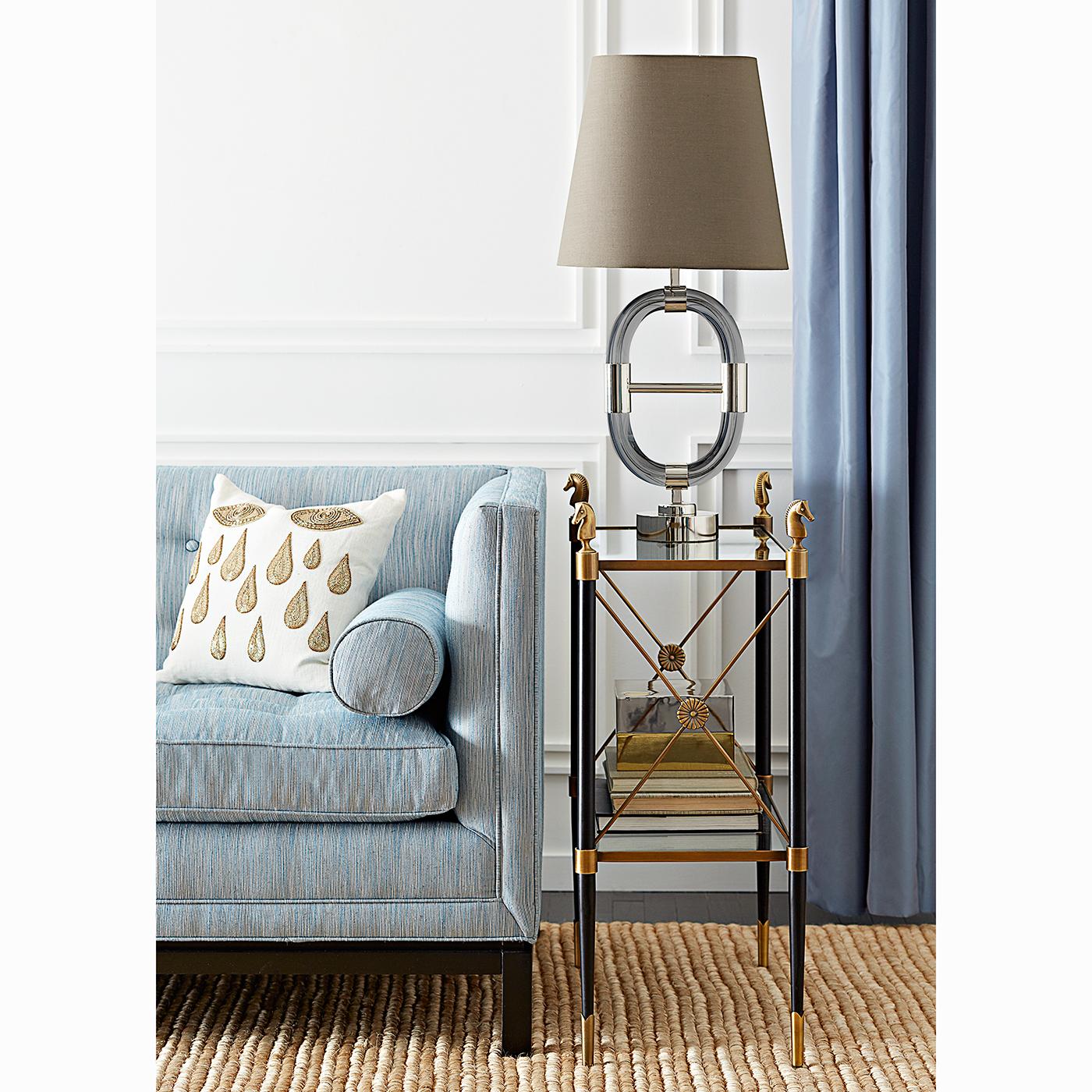 American Rider Two-Tier Side Table For Sale