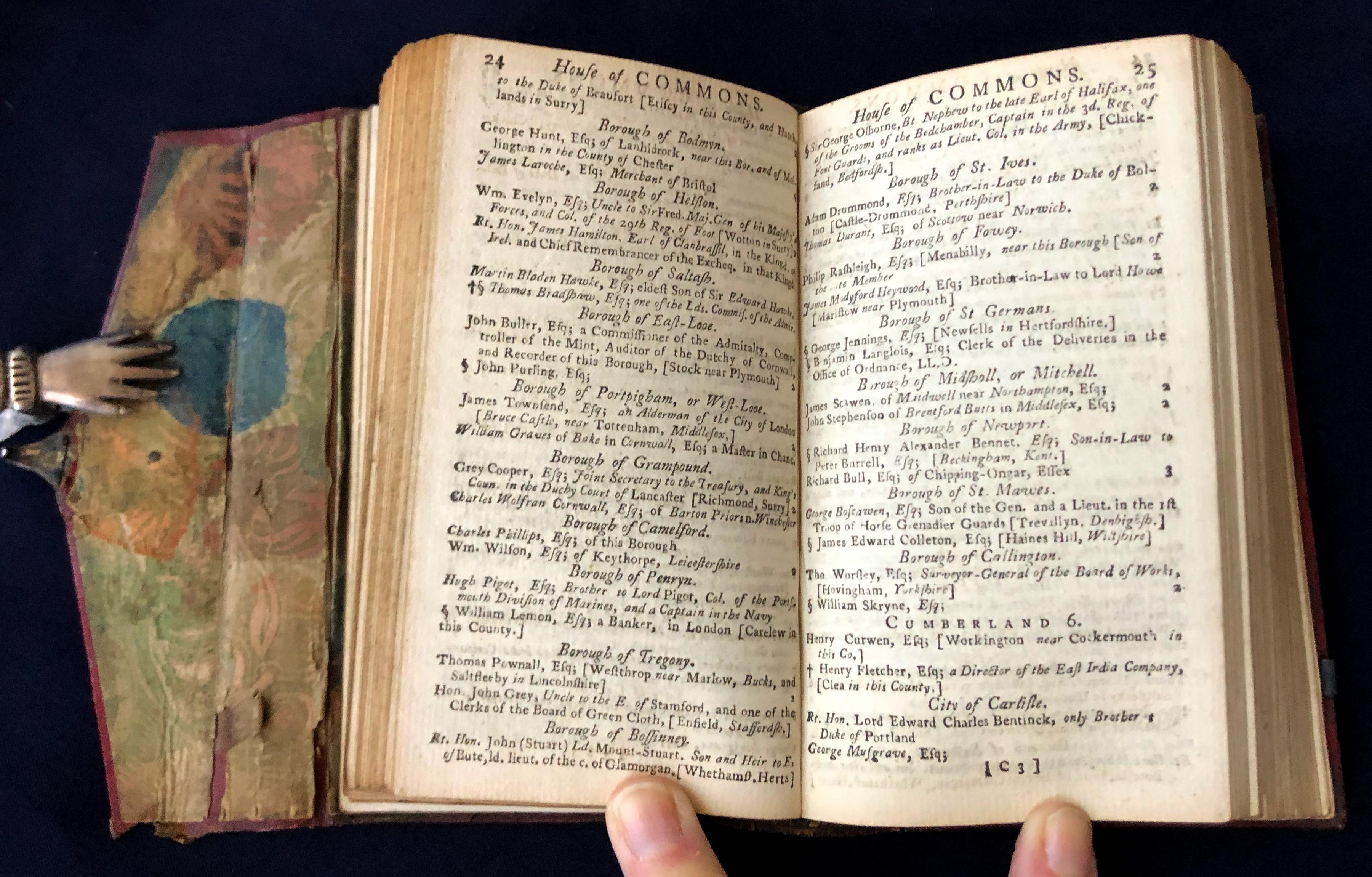 Rider's British Merlin 1774 + The Court and City Register For Sale 5