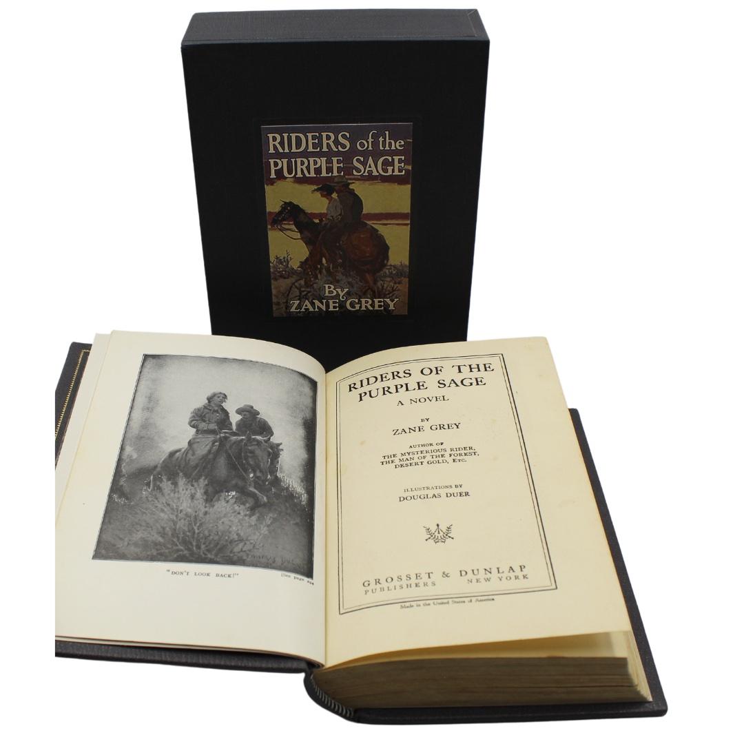 American Riders of the Purple Sage by Zane Grey, Grosset & Dunlap Edition, Circa 1940 For Sale