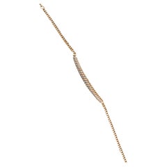 Ridge Pattern Diamond Bracelet 0.50 cts.