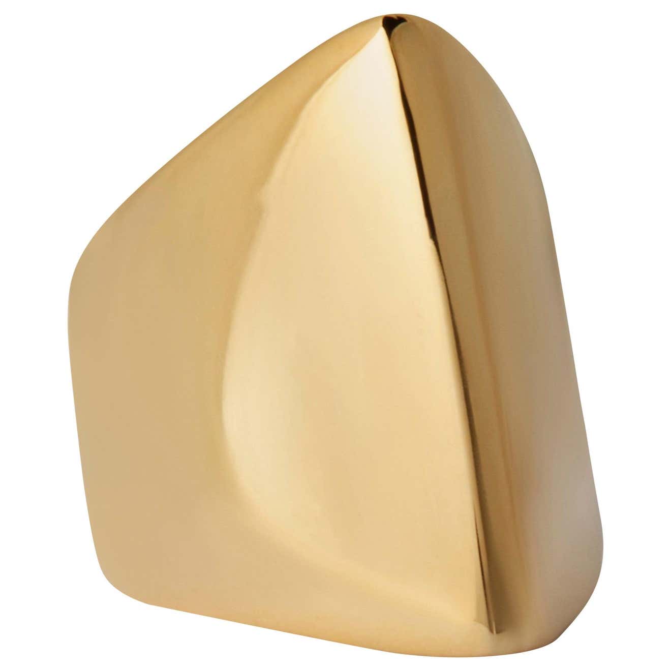 Customizable Ridge Ring in 14 Karat Gold by Allison Bryan For Sale at ...