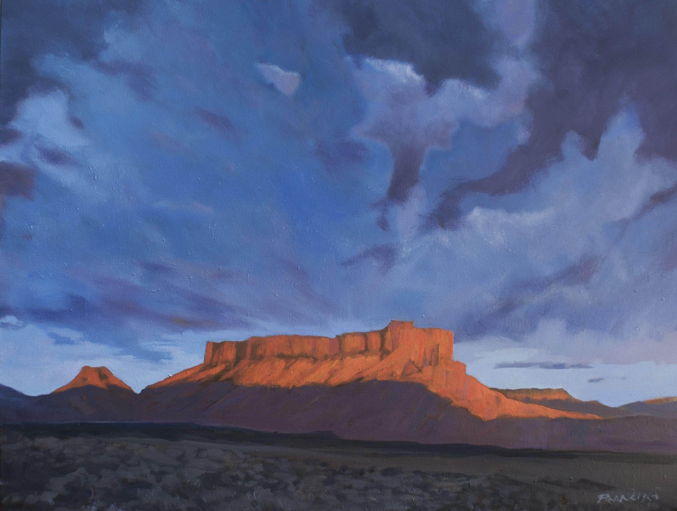 Ridgely Francisco Utah 4 The Drive to Mesa Verde, Painting, Oil on