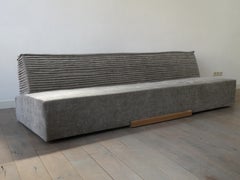 'Ridges', Modern Velour Sofa for Tangibility and Visual Joy