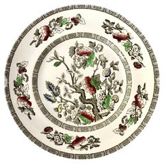 Ridgeway  Staffordshire England "Indian Tree" Plates, Set of Eight