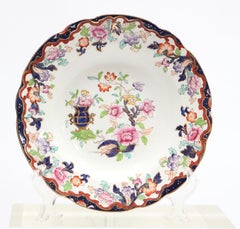Ridgway English Ironstone Chinoiserie Plates with Simlay Pattern