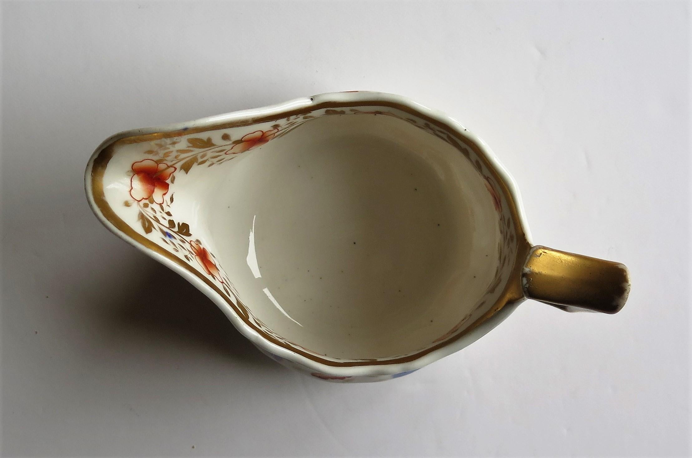 Ridgway-Porzellan Milchkrug oder Milchkännchen- oder Milchkännchenmuster 2/1005, Regency-Periode, um 1825 im Angebot 6