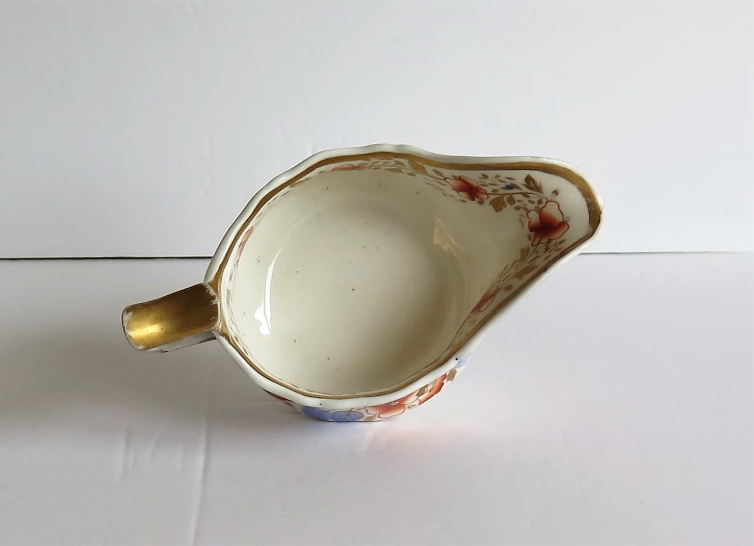 Ridgway-Porzellan Milchkrug oder Milchkännchen- oder Milchkännchenmuster 2/1005, Regency-Periode, um 1825 im Angebot 7