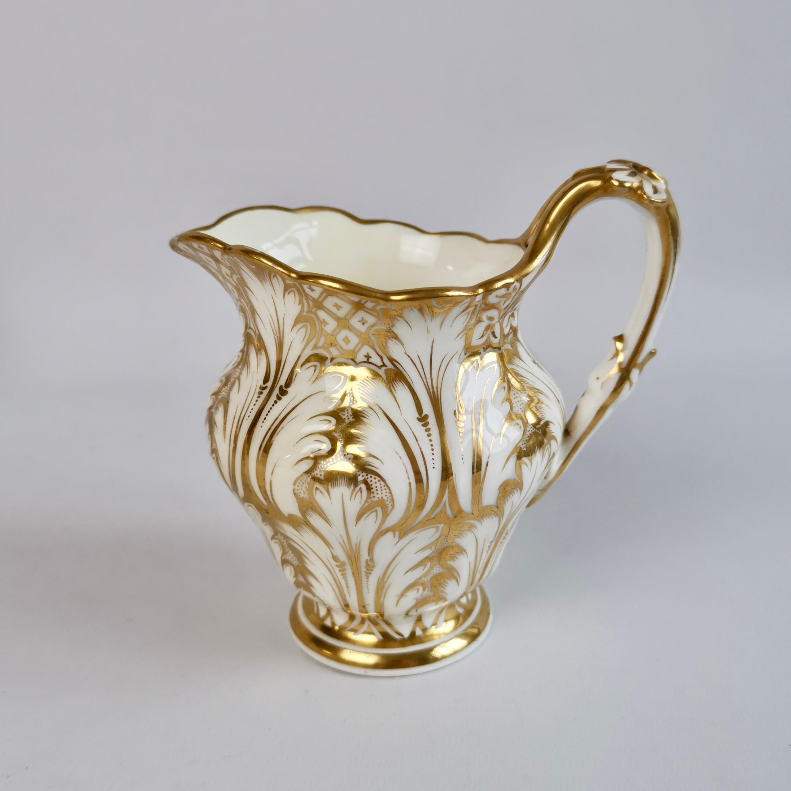 gold victorian tea set