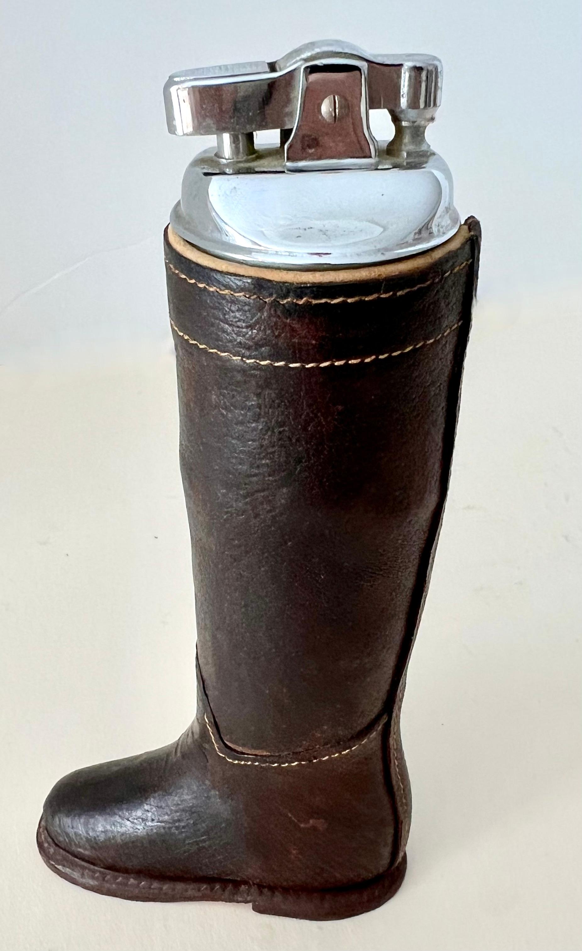 Riding Boot Cigar Cigarette or 420 Lighter at 1stDibs boot and helmet