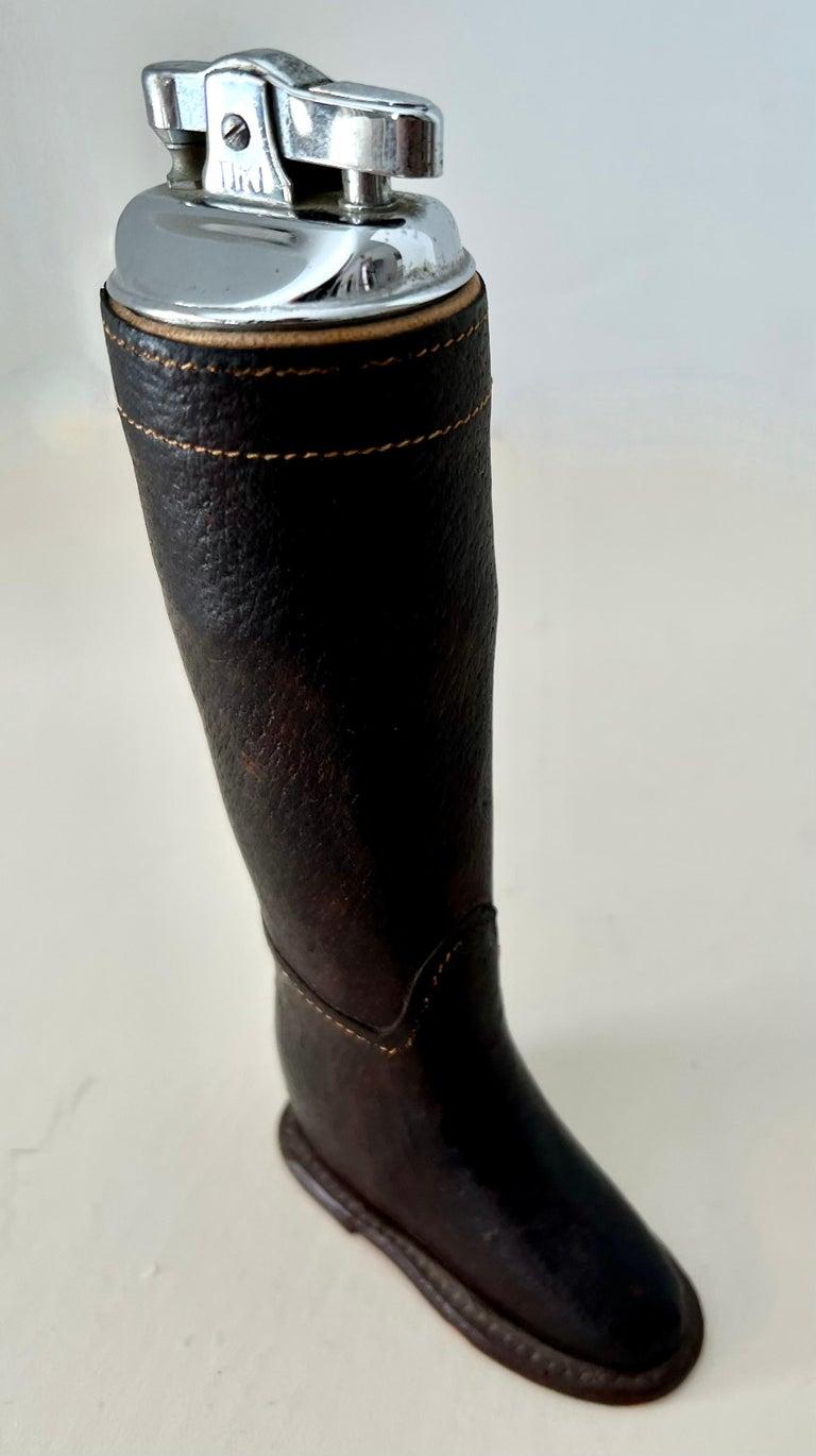 Patinated Riding Boot Cigar Cigarette or 420 Lighter